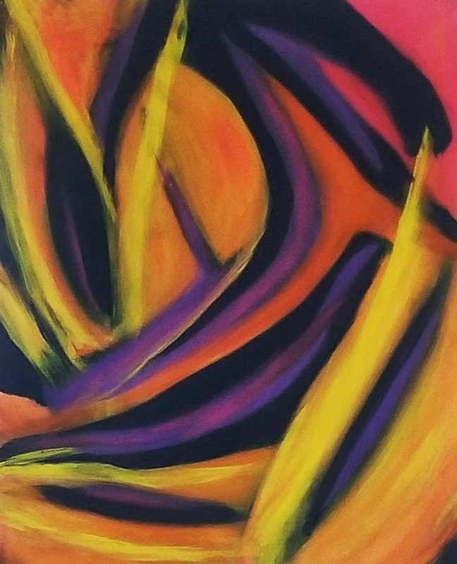 Imminent Reprieve, 2019, Acrylic on canvas, 26 × 22 × 0.75 in.